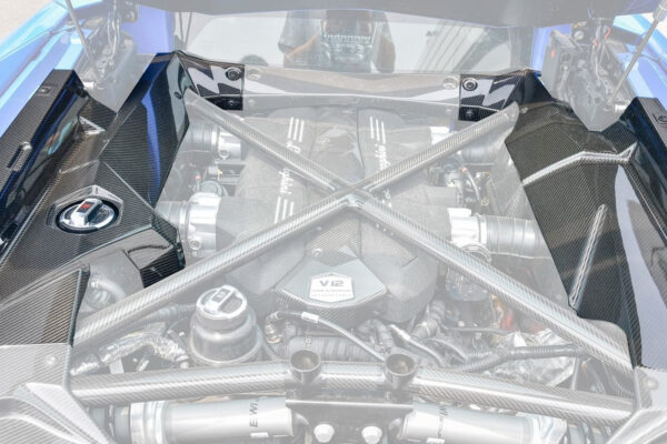 DarwinPRO 2011-2016 Lamborghini Aventador LP700 Coupe Carbon Fiber Engine Bay side Panels Land R Covers Repalcement