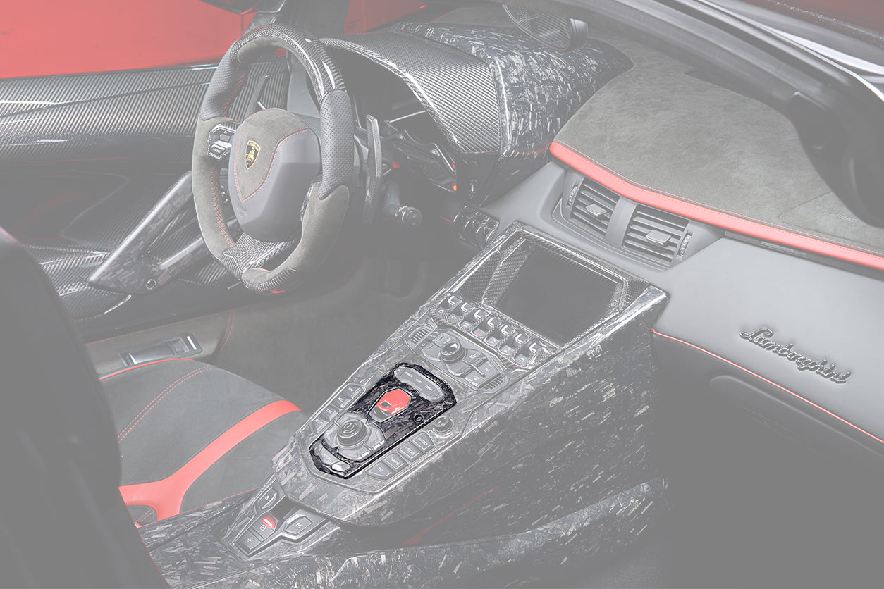DarwinPro Aerodynamics DarwinPRO Aventador LP700 LP720 LP750 SV Coupe Roadster Dry Carbon Fiber Center Console Panel
