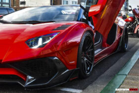 DarwinPRO 2011-2016 Lamborghini Aventador LP700 Roadster SV-BKSSII Style Carbon Fiber Aero Full Wide Body Kit - image 7