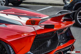 DarwinPRO 2011-2016 Lamborghini Aventador LP700 Roadster SV-BKSSII Style Carbon Fiber Aero Full Wide Body Kit - image 10