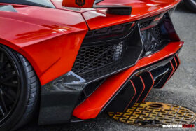 DarwinPRO 2011-2016 Lamborghini Aventador LP700 Roadster SV-BKSSII Style Carbon Fiber Aero Full Wide Body Kit - image 9