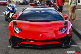 DarwinPRO 2011-2016 Lamborghini Aventador LP700 Roadster SV-BKSSII Style Carbon Fiber Aero Full Wide Body Kit - image 2