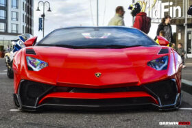 DarwinPRO 2011-2016 Lamborghini Aventador LP700 Roadster SV-BKSSII Style Carbon Fiber Aero Full Wide Body Kit - image 3