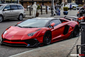 DarwinPRO 2011-2016 Lamborghini Aventador LP700 Roadster SV-BKSSII Style Carbon Fiber Aero Full Wide Body Kit - image 5