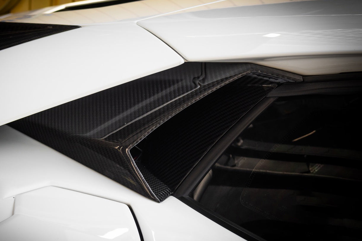 DarwinPro Aerodynamics DarwinPRO Aventador Autoclave Carbon Fiber Engine Air Intakes DarwinPRO (OE) Fits: LP740 Coupe