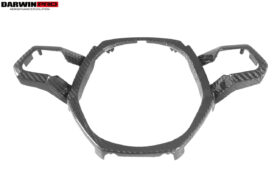 DarwinPRO 2015-2023 Lamborghini Huracan LP610 & LP580 & EVO Autoclave Carbon Fiber Center Steering Wheel Trim - image 9