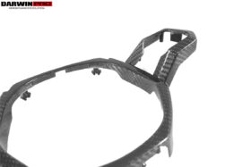 DarwinPRO 2015-2023 Lamborghini Huracan LP610 & LP580 & EVO Autoclave Carbon Fiber Center Steering Wheel Trim - image 10