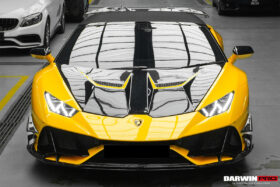DarwinPRO 2019-2023 Lamborghini Huracan EVO 4WD ONLY BKSS Style Carbon Front Bumper Canards - image 9