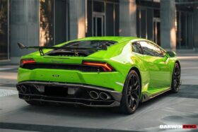 DarwinPRO 2015-2020 Lamborghini Huracan LP610 AO Style Carbon Fiber Rear Diffuser - image 4