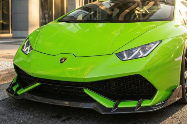 DarwinPRO 2015-2020 Lamborghini Huracan LP610 AO Style Carbon Fiber Front Lip