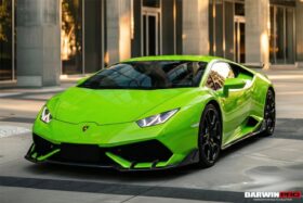 DarwinPRO 2015-2020 Lamborghini Huracan LP610 AO Style Carbon Fiber Front Lip - image 4