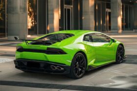 DarwinPRO 2015-2020 Lamborghini Huracan LP610 AO Style Carbon Fiber Rear Diffuser - image 1