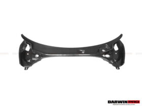 DarwinPro Aerodynamics DarwinPRO OEM Style Dry Carbon Fiber Carbon Fiber Front Trunk Opening Surround Trim Set Fits 540C,
