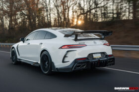 DarwinPRO 2019-2024 Mercedes Benz AMG GT50 GT53 GT43 GT63 GT63S 4Door Coupe X290 IMP Ver.2 Design Part Carbon Fiber Rear Bumper - image 9