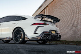 DarwinPRO 2019-2024 Mercedes Benz AMG GT50 GT53 GT43 GT63 GT63S 4Door Coupe X290 IMP Ver.2 Design Part Carbon Fiber Rear Bumper - image 8
