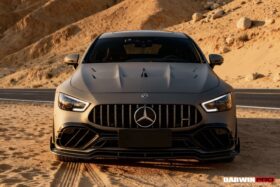 DarwinPRO 2019-2024 Mercedes Benz AMG GT50 GT53 GT43 4Door Coupe X290 IMP Performance Carbon Fiber Front Bumper Lip Splitter - image 9