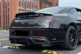 DarwinPRO 2014-2021 Mercedes Benz C217 S63 & S65 AMG Coupe BKSS Style Carbon Fiber Rear Diffuser - image 1