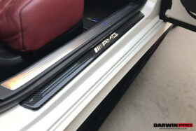 DarwinPRO 2014-2021 Mercedes Benz C217 S63 S65 AMG Coupe Autoclave Carbon Fiber Door Sills Steps Cover - image 7