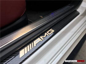 DarwinPRO 2014-2021 Mercedes Benz C217 S63 S65 AMG Coupe Autoclave Carbon Fiber Door Sills Steps Cover - image 8