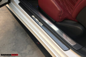 DarwinPRO 2014-2021 Mercedes Benz C217 S63 S65 AMG Coupe Autoclave Carbon Fiber Door Sills Steps Cover - image 4