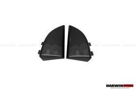 DarwinPRO 2014-2021 Mercedes Benz C217 S63 S65 AMG Coupe Carbon Fiber Rear Bumper Caps - image 4
