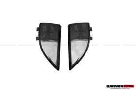 DarwinPRO 2014-2021 Mercedes Benz C217 S63 S65 AMG Coupe Carbon Fiber Rear Bumper Caps - image 6