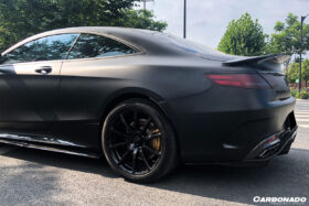 DarwinPRO 2014-2021 Mercedes Benz C217 S63 S65 AMG Coupe  Carbon Fiber Trunk Trim - image 6