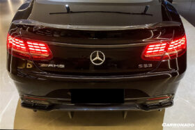 DarwinPRO 2014-2021 Mercedes Benz C217 S63 S65 AMG Coupe  Carbon Fiber Trunk Trim - image 7
