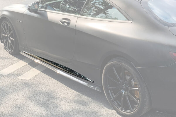 DarwinPRO 2014-2021 Mercedes Benz C217 S63 S65 AMG Coupe Carbon Fiber Side Skirts Extension