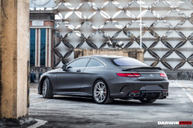 DarwinPRO 2014-2021 Mercedes Benz C217 S63 S65 AMG Coupe Carbon Fiber Side Skirts Extension - image 8