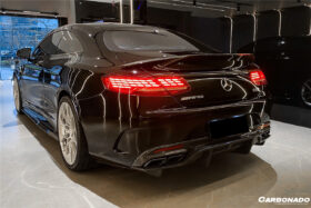 DarwinPRO 2014-2021 Mercedes Benz C217 S63 S65 AMG Coupe  Carbon Fiber Trunk Trim - image 8