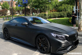 DarwinPRO 2014-2021 Mercedes Benz C217 S63 S65 AMG Coupe Carbon Fiber Side Skirts Extension - image 3