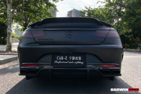 DarwinPRO 2014-2021 Mercedes Benz C217 S63 S65 AMG Coupe Carbon Fiber Rear Lip - image 5