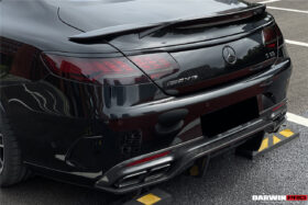 DarwinPRO 2014-2021 Mercedes Benz C217 S63 & S65 AMG Coupe BKSS Style Carbon Fiber Rear Diffuser - image 4