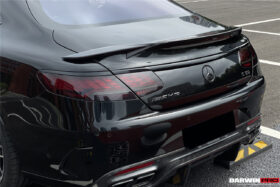 DarwinPRO 2014-2021 Mercedes Benz C217 S63 & S65 AMG Coupe BKSS Style Carbon Fiber Rear Diffuser - image 5
