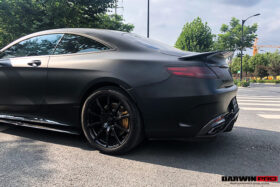 DarwinPRO 2014-2021 Mercedes Benz C217 S63 S65 AMG Coupe Carbon Fiber Rear Lip - image 4