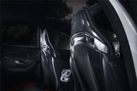 DarwinPRO 2015-2018 Mercedes Benz C63 S CLA45 AMG Sedan Carbon Fiber Seat-back Cover - image 2
