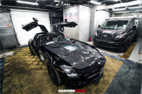 DarwinPRO 2010-2015 Mercedes Benz W197 SLS AMG IMP Performance Carbon Fiber Hood - image 5
