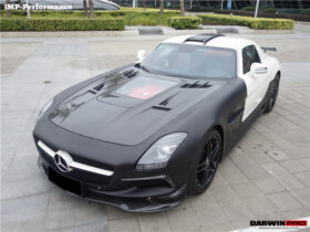 DarwinPRO 2010-2015 Mercedes Benz W197 SLS AMG IMP Performance Carbon Fiber Hood - image 10