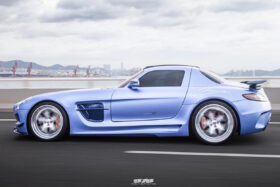 DarwinPRO 2010-2015 Mercedes Benz W197 SLS AMG BKSS Style Side Skirts & Fender - image 1