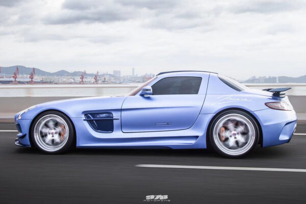 DarwinPRO 2010-2015 Mercedes Benz W197 SLS AMG BKSS Style Side Skirts & Fender