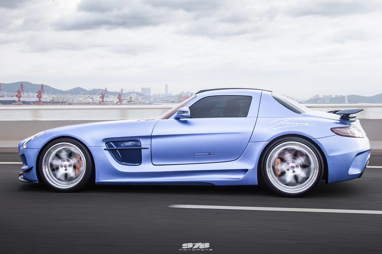 DarwinPRO 2010-2015 Mercedes Benz W197 SLS AMG BKSS Style Side Skirts & Fender
