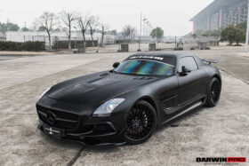 DarwinPRO 2010-2015 Mercedes Benz W197 SLS AMG BKSS Style Carbon Fiber Hood - image 5