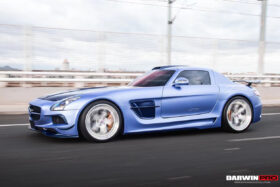 DarwinPRO 2010-2015 Mercedes Benz W197 SLS AMG BKSS Style Side Skirts & Fender - image 3
