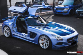 DarwinPRO 2010-2015 Mercedes Benz W197 SLS AMG BKSS Style Carbon Fiber Hood - image 2