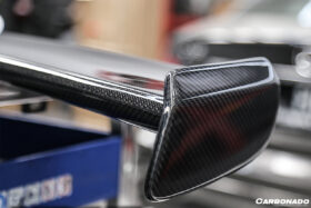 DarwinPRO Mercedes Benz W204 C Class  C63 AMG Sedan BKSS Style Carbon Fiber Trunk Spoiler - image 6