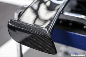 DarwinPRO Mercedes Benz W204 C Class  C63 AMG Sedan BKSS Style Carbon Fiber Trunk Spoiler - image 7