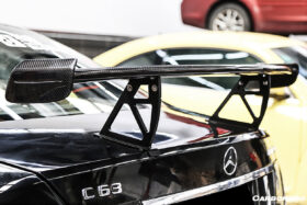DarwinPRO Mercedes Benz W204 C Class  C63 AMG Sedan BKSS Style Carbon Fiber Trunk Spoiler - image 3