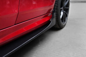 DarwinPRO 2012-2014 Mercedes Benz W204 C Class Coupe DP Style Carbon Fiber Side Skirts Under Board - image 7