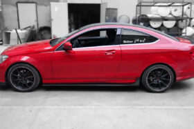 DarwinPRO 2012-2014 Mercedes Benz W204 C Class Coupe DP Style Carbon Fiber Side Skirts Under Board - image 3
